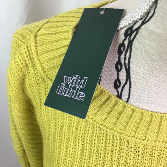 Wild Fable Knit Sweater Gold XL - Picture 5 of 14